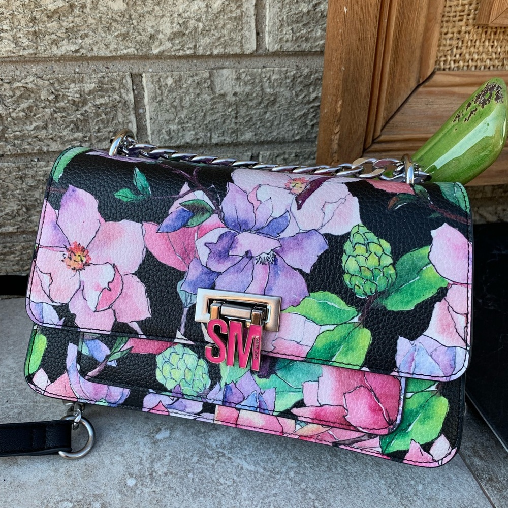 Steve Madden. Floral Women's Bag with Chain Strap